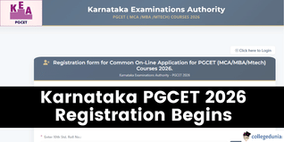 Karnataka PGCET 2026 Registration Begins; Apply by April 8 @cetonline.karnataka.gov.in